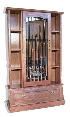 Model #930 Oak 6-Gun Cabinet